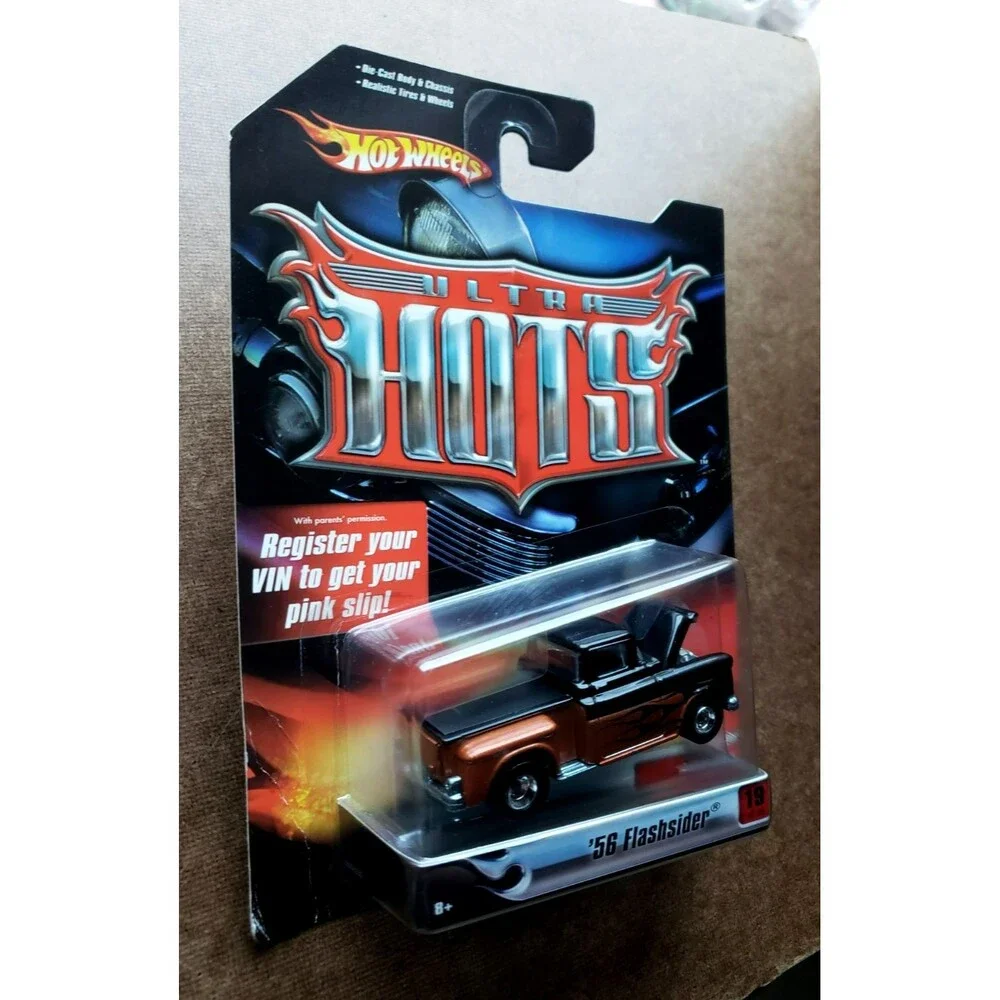 2007 Hot Wheels '56 FLASHSIDER Black & Brown ULTRA HOTS RR L0079 #19/36 LOT OF 2